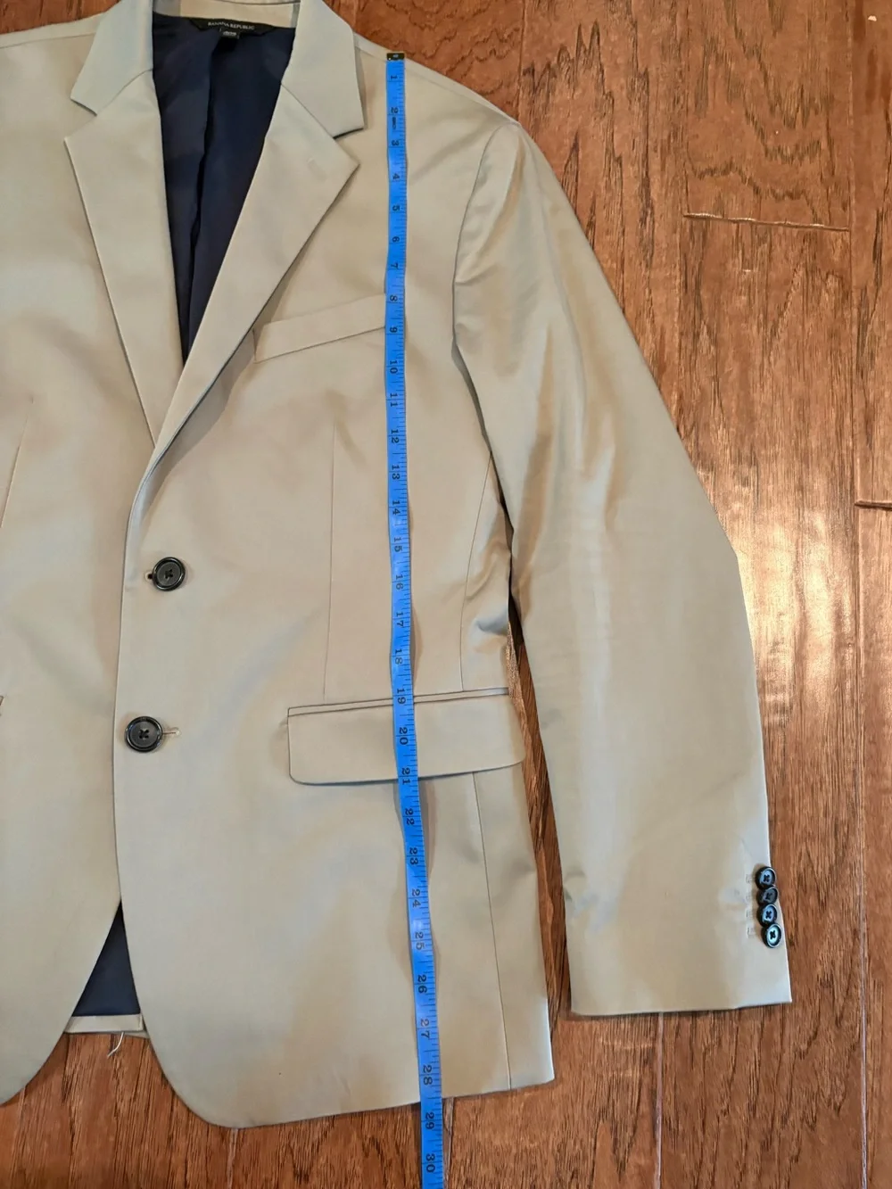 Banana Republic Men’s Sport Coat Blazer  Manteco Italy 40 Short Slim Fit